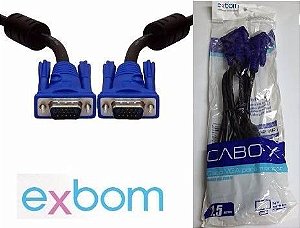 Cabo para Monitor VGA 1,5 Metros