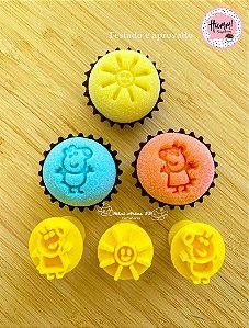 Carimbo para brigadeiro Porquinhos