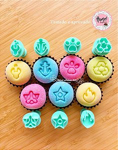 Carimbo para brigadeiro Brasões Patrulha Canina