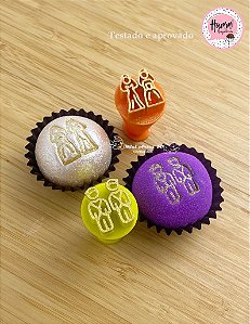 Carimbo para Brigadeiro Noivos 2