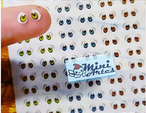 Olhos Comestíveis para Brigadeiro - 78 Pares  Modelo Universalzinho