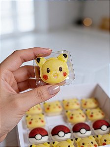 Ejetor Modelador para Brigadeiro e Doces Pikachu Pokebola - Alta Precisão