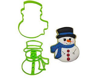 Cortador Biscoito Boneco Neve Natal