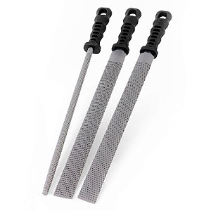 Grosa bastarda 10" para madeira com cabo
