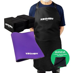 Kit bancada (Apoio EVA + Pad + Avental)