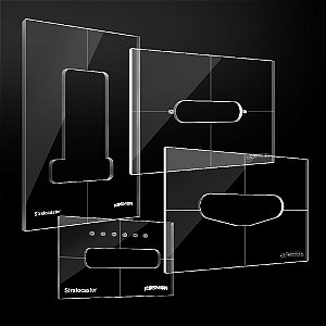 Gabarito para cavidade em acrílico - Modelos Fender® Stratocaster