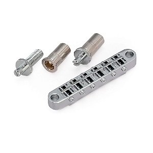 Ponte fixa guitarra Gibson® Tune-O-Matic GE103B-T cromada Gotoh®