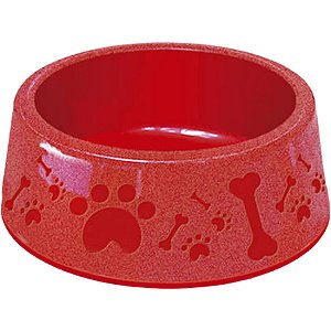 Comedouro Plástico Paris Furacão Pet Tamanho 4 1900 ml Vermelho