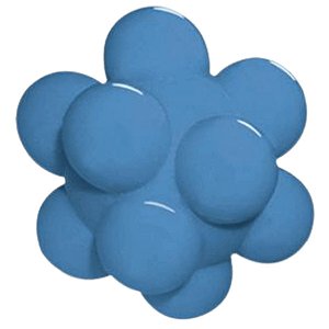 Brinquedo Furacão Pet Bola Maciça Meteoro G Azul