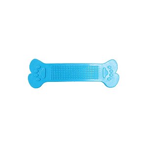Brinquedo Osso de Borracha Topbone Furacão Pet M Azul
