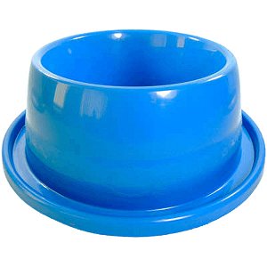 Comedouro Plástico Antiformiga Furacão Pet Tamanho 4 1900 ml Azul