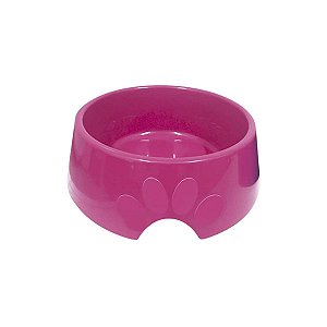 Comedouro Plástico Pop Furacão Pet Tamanho 2 600 ml Rosa