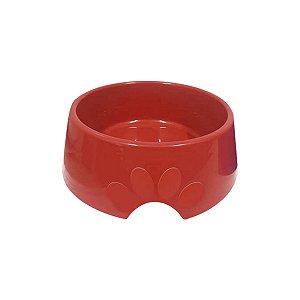 Comedouro Plástico Pop Furacão Pet Tamanho 2 600 ml Vermelho