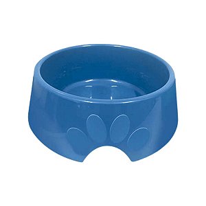 Comedouro Plástico Pop Furacão Pet Tamanho 3 1000 ml Azul