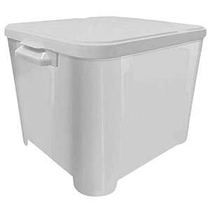 Container Porta Ração Canister Furacão Pet 15 Kg Branco