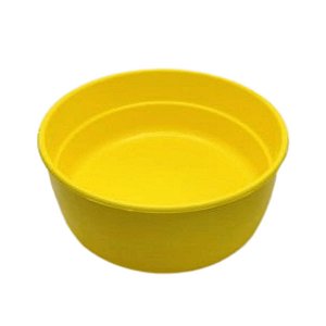 Comedouro de Farinhada Inquebrável para Voadeira - Amarelo - Animalplast