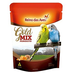 Mistura de Sementes Reino das Aves - Gold Mix Periquito 500g