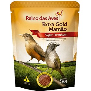 Extrusada Reino das Aves - Extra Gold Mamão Super Premium 250g
