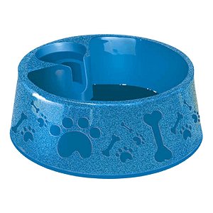 Bebedouro Plástico Paris Furacão Pet Tamanho 2 700 ml Azul