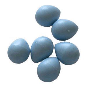 20 x Ovos Indez Azul - Para Canários - Tamanho Grande - N3 - Unidade - Animalplast