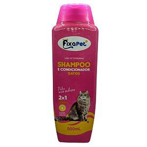 Shampoo e Condicionador 500ml Fixa Pet - Gatos