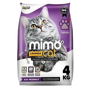 Areia para Gatos Mimo Cat 4Kg - Lavanda