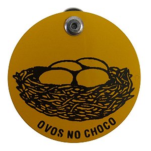 Identificação para Gaiola de Criação - Medalha Ovos no Choco