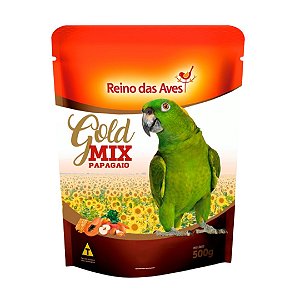 Mistura de Sementes Reino das Aves - Gold Mix Papagaio 500g