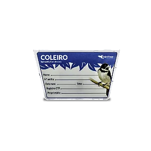 Placa de Identificação Coleiro