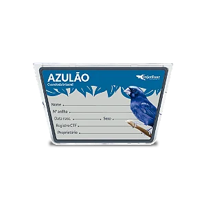 Placa de Identificação Azulão