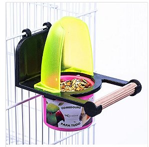 Comedouro Papa Tudo - Amarelo | Injetfour