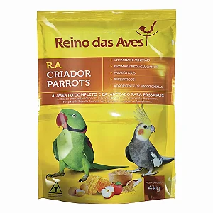 Farinhada RA Criador Parrots 4 KG | Reino das Aves