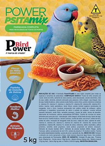 Farinhada Psita Mix 5kgs - Psitacideo Bico Torto - Power Bird