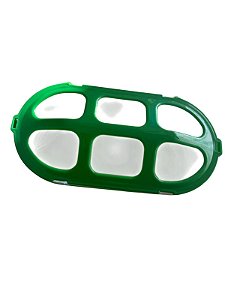 Comedouro Grande 6 Furos-Verde / InjetFour
