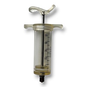 Seringa Acrílica com Graduação sem Regulagem 50ml | Comercial Penna Firme