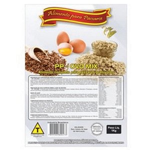 Farinhada Protein Pássaros - PP Ovo Mix - 1kg