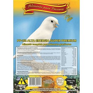 Farinhada Protein Pássaros - PP 22 Super Premium - 1kg