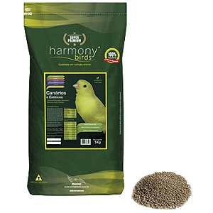 Extrusada Minas Nutri - Harmony Birds - Sem Sementes - Natural – Canários e Exóticos - 5kg