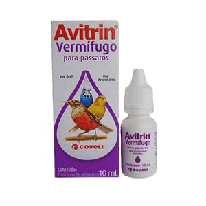 Avitrin Vermífugo 10ml - Para Aves