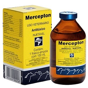 Mercepton Injetável - 100ml - Antitóxico