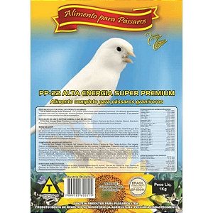 Farinhada Protein Pássaros - PP 22 Super Premium - 5kg