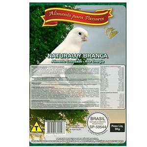 Extrusada Protein Passaros - Naturally Branca - 5kg