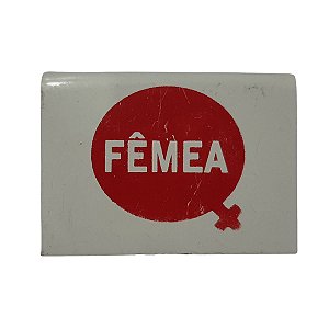 Plaqueta de Identificação de Alumínio - Fêmea