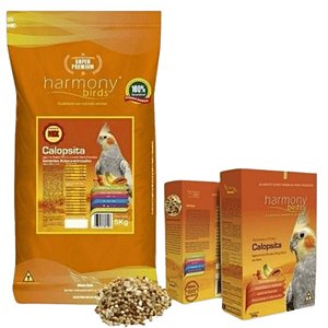 Extrusada Minas Nutri - Harmony Birds - Com Frutas - Calopsita - 5kg