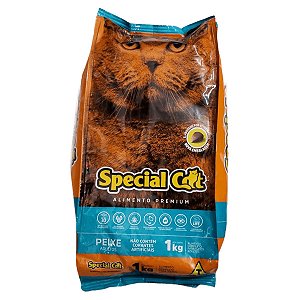 Ração Special Cat Premium - Para Gatos Adultos - Sabor Peixe - 1kg