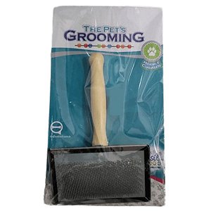 Escova Metálica Grande para Cães e Gatos