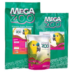 Extrusada MegaZoo - Papagaio Mini - 12kg
