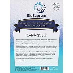 BioSuprem Sementes Selecionadas para Canários tipo 2 - 5kg