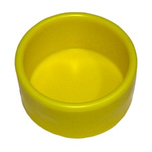 Porta Farinhada Tigela Inquebrável - Animalplast - Amarelo