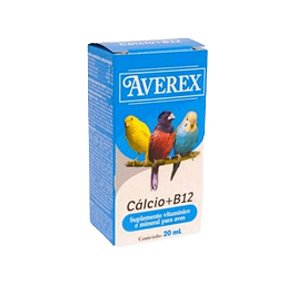 Averex Cálcio e B12 Solúvel 20ml - VetBras